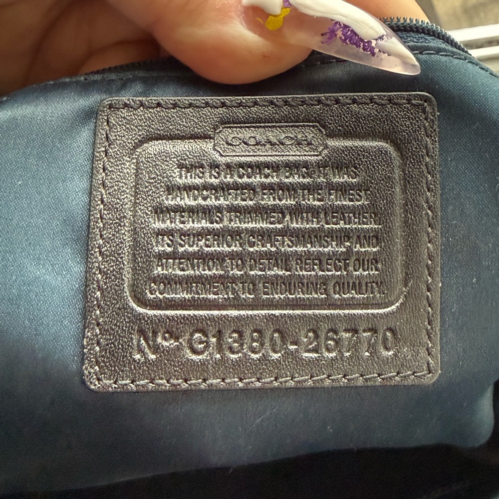 Coach Madison Chenille Ocelot Tote bag. 
 Black Leopard Print - Picture 5 of 12